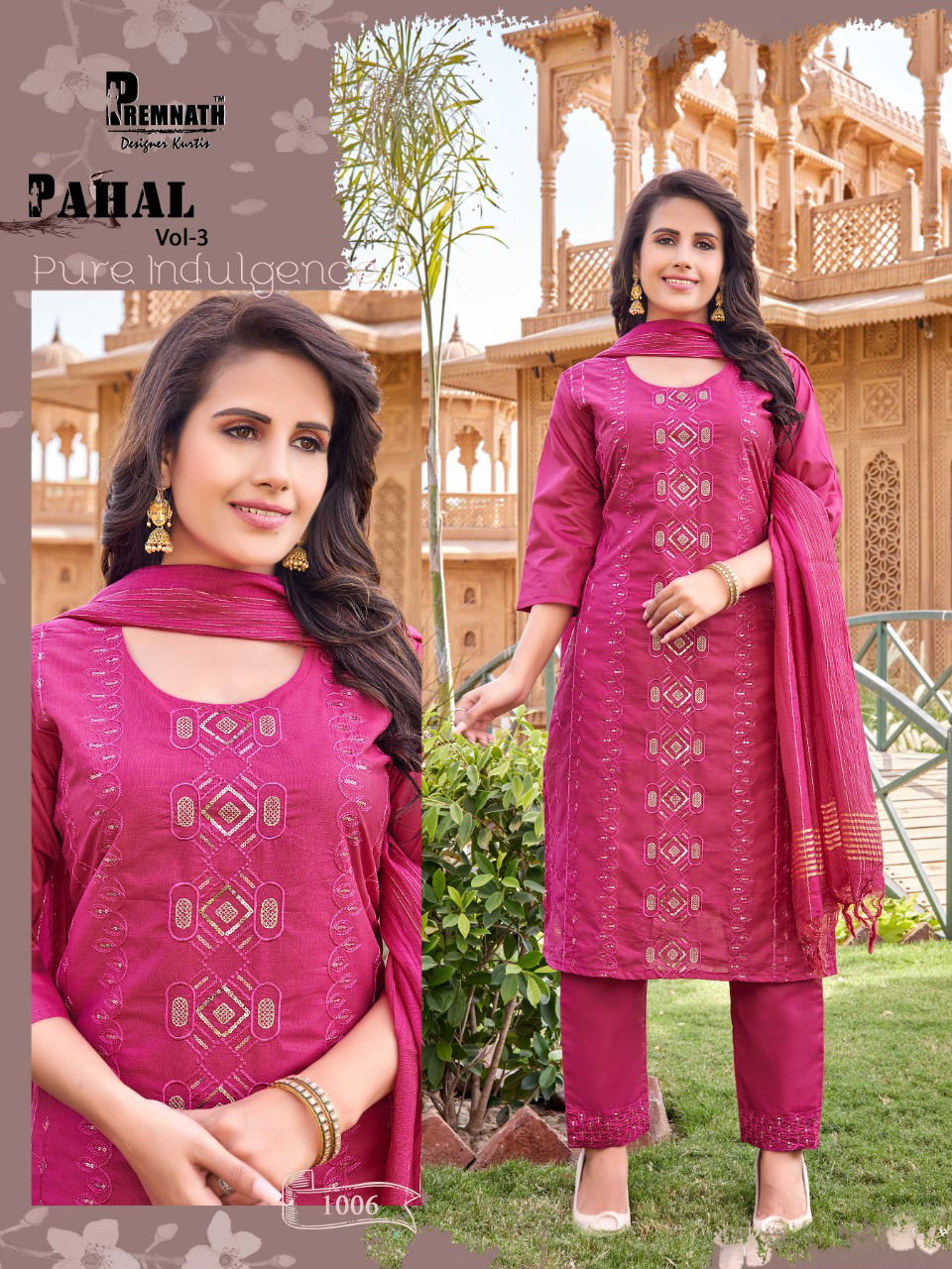 PAHAL 3 Fancy Ethnic Wear Designer Latest Kurti Bottom With Dupatta Collection